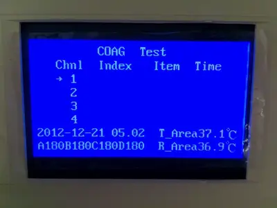 Labomed Inc. SCO-2004 4 Channel Semi-Automatic Coagulation Analyzer 220v