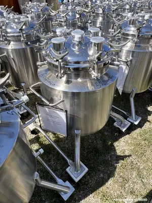 Used Stainless Steel Jacketed Tank with Removable Dished Top