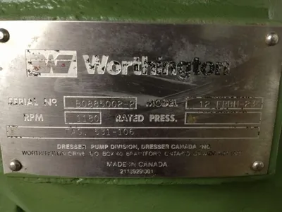 USED Worthington 12FRBH-234
