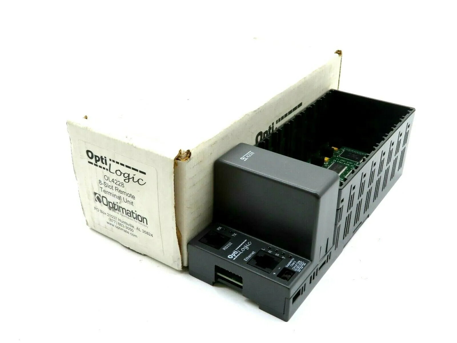 NEW AUTOMATION DIRECT OPTIMATION OL4228 8 SLOT REMOTE TERMINAL UNIT