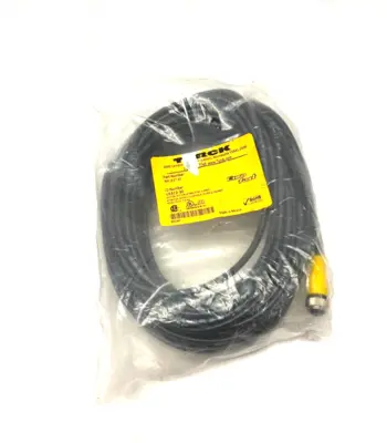 USED TURCK EUROFAST SINGLE ENDED CORDSET M12 8-PIN FEMALE