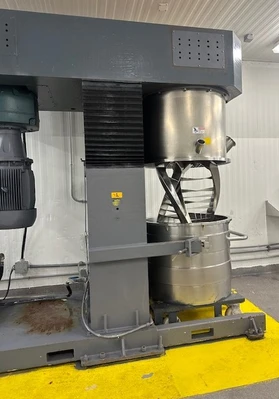500 liter Jaygo Double Planetary Mixer, stainless steel, variable speed, vacuum rated