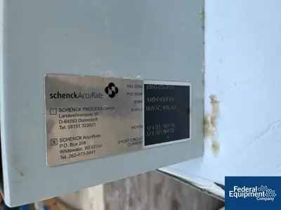 New | in-Stock Schenk Schenck Accurate Volumetric feeder, 600 Series Feeders (Material Handling) Texas US | Federal Equipment Company #1337775