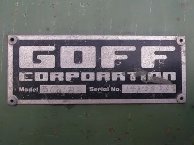 Used Goff 3BB Blast Cleaning Quebec CA | Machineco #1256373