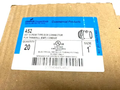 New | in-Stock Crouse-Hinds 452 Electrical Fittings Michigan US | Maverick Industrial Sales #1489394