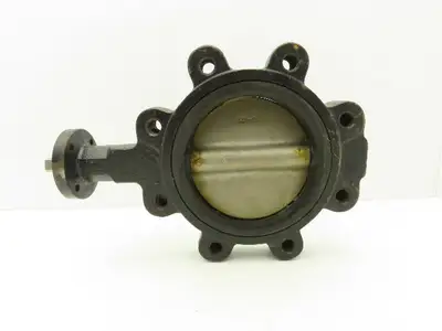 Apollo 143 6CSE1 6" Butterfly Valve Lug Style CF8M Stainless Disc No Handle