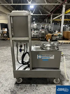 USED Rousselet Robatel 300MM Rousselet Robatel Basket Centrifuge, Model RC30VXR, 316 S/S