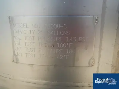 USED Alloy Products 25 Gal Alloy Products Receiver, S/S, 143#