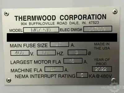 Used 2022 THERMWOOD M67-510 CNC Routers Arizona US | KD Machinery #1399017