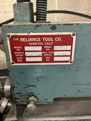 1979 BY GEORGE CS4277 CIRCLE SHEAR (14635) SHEARS, ROTARY (Incl. Ring & Circle) (Inches) | Machinery International LLC (2)