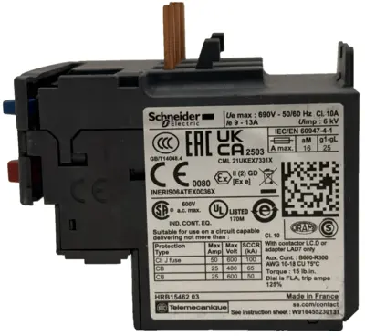 NEW SCHNEIDER ELECTRIC LRD16