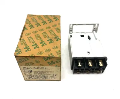 USED MOELLER ADJUSTABLE MOTOR PROTECTION TRIP BLOCK 1-1.6A, 14-22A