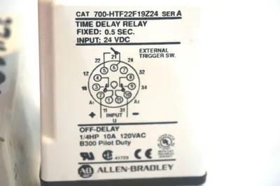NEW ALLEN BRADLEY 700-HTF22F19Z24 TIME RELAY SER.A 700HTF22F19Z24
