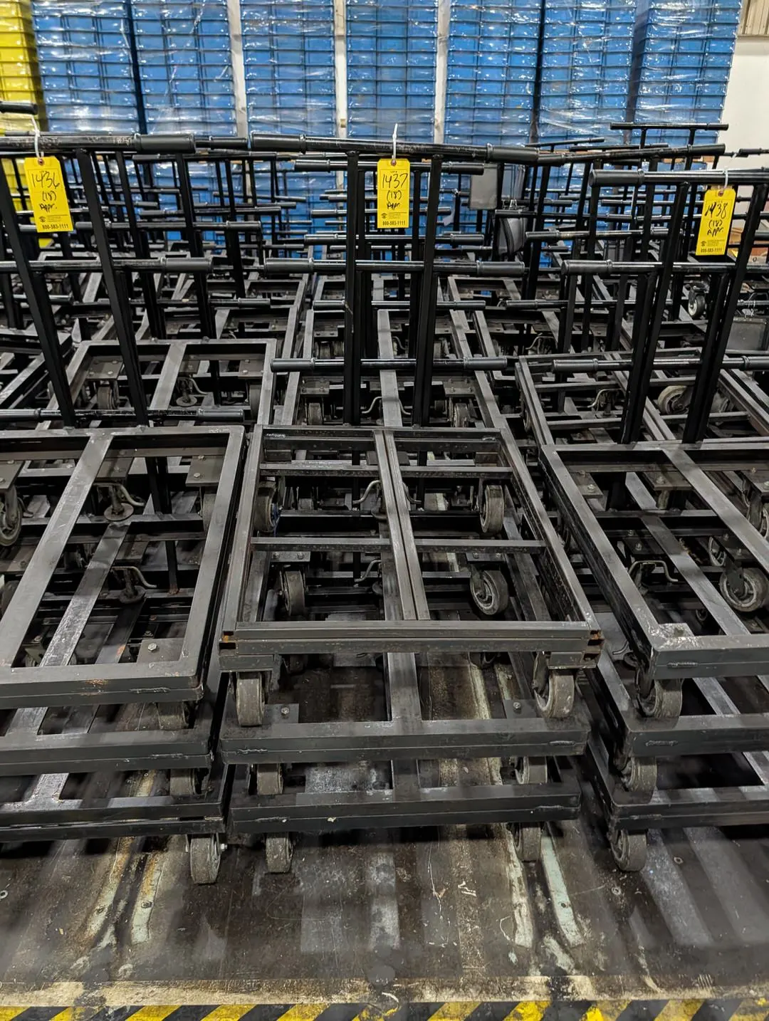 (18) Rolling Material Carts