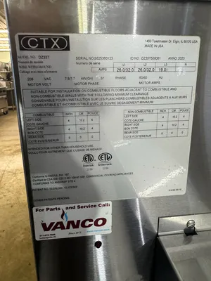 Used Middleby DZ33T CTX Conveyor Ovens Illinois US | Falcon Restaurant Supply #1375341