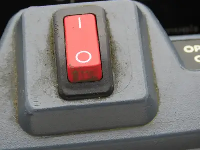 Toyota 8HBW23 Dash Plastic Cover Removed From 8HBW23 Walkie Pallet Jack