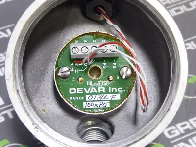 Devar Inc. 18-812 Resistance Transmitter with ADALET Enclosure Used