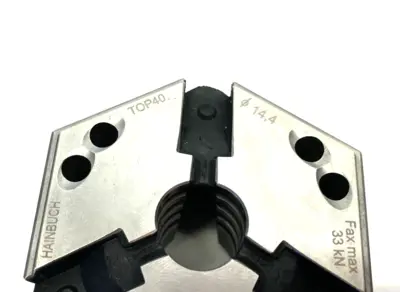 USED HAINBUCH CLAMPING UNIT TOP 40 ROUND PROFILE 14,4MM DIAMETER