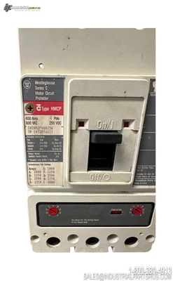 Used WESTINGHOUSE CATHM2P400X5W Circuit Breakers Kentucky US | Industrial Parts R Us Inc. #782868
