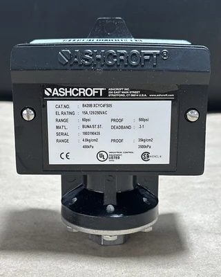 NEW Ashcroft B420B XCYC4FS05