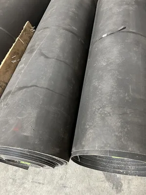 New 2 Rolls 59.5″ Ribbed Rubber Conveyor Belt 3mm x Approx. 200′