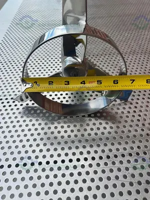 NEW SPX STAINLESS STEEL MIXING TANK IMPELLER  65"  X 10" X 1" W/ FLANGE FITTING