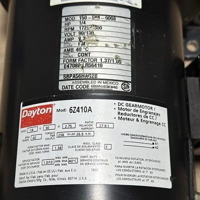 USED Dayton 6Z410A
