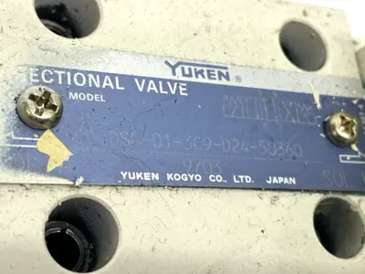 USED YUKEN SOLENOID DIRECTIONAL CONTROL VALVE