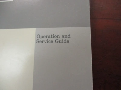 HP E4412A AND E4413A POWER SENSORS OPERATION AND SERVICE GUIDE