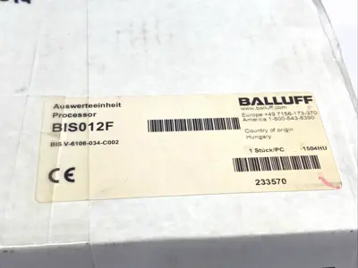 New | in-Stock Balluff BIS V-6106-034-C002 PLC Input & Output Michigan US | Maverick Industrial Sales #1460878
