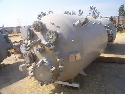 Reactor, 1,000 Gallon, Glass Lined, 100 PSI, Jkt, Pfaudler, #S731115