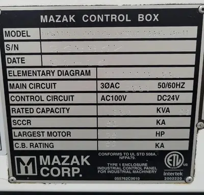 Used 2016 MAZAK NEXUS VCN 700E/40-II Vertical Machining Centers Kentucky US | Aucto #1314411