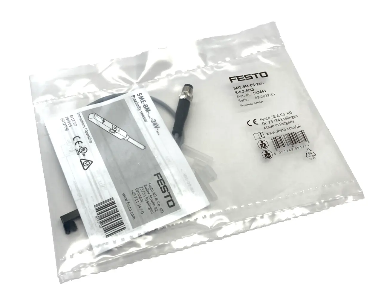 New | in-Stock Festo 543861 Proximity Sensors Michigan US | Maverick Industrial Sales #1389119