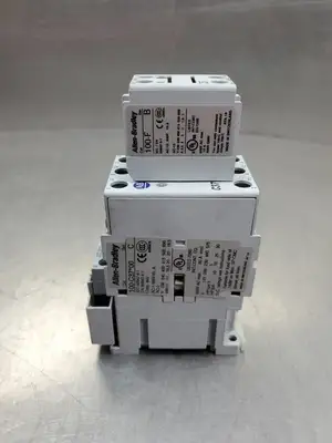 USED Allen-Bradley 100-C37*00 Starter w/100-F & 100-S Auxiliary Contacts