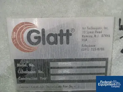 USED Glatt Glatt GPCG 5 Fluid Bed Dryer Granulator, S/S