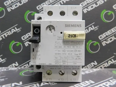Lot of 2 Siemens 3VU1300-1TH00 Circuit Breakers Used