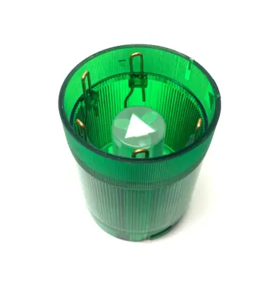 USED SIEMENS 50MM STEADY STACK LIGHT ELEMENT GREEN 12-230V AC/DC