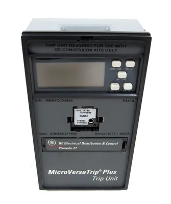 USED GENERAL ELECTRIC ADB50C3F1602 MICROVERSATRIP PLUS UNIT 1600A-800A