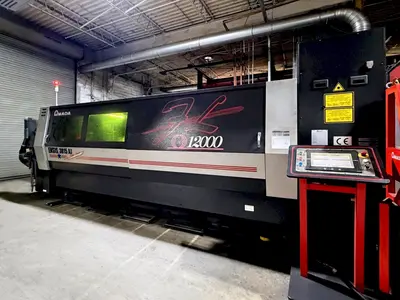 Used AMADA ENSIS 3015 AJ FIBER Laser Cutters Illinois US | Machine Factory Outlet #1262738