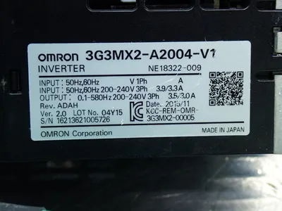 USED OMRON 3G3MX2A2004V1