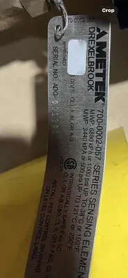 New | in-Stock AMETEK 700-0002-057 Industrial Controls | Surplus Asset Holdings #1218661