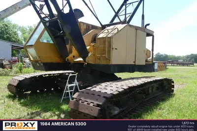 Used 1984 AMERICAN 5300 Crawler Cranes Alabama US | Proxy Equipment #1382874