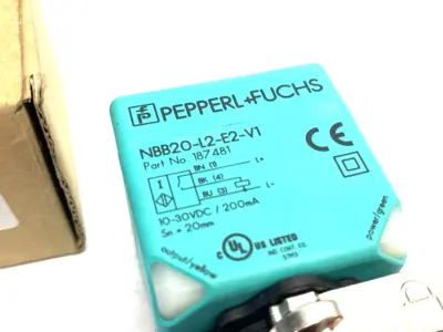 USED PEPPERL+FUCHS INDUCTIVE SENSOR, BIDIRECTIONAL 20MM FLUSH, 187481
