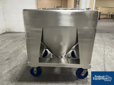 USED TOTE Systems 48" x 42" x 10"  Tote Systems Stainless Steel Transfer Bins