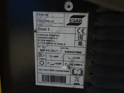 Used ESAB WARRIOR 500I CC/CV Welding Machinery (Other) Ohio US | HGR 24 #1048302