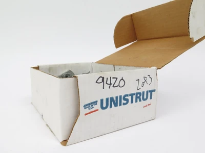 Unistrut P4006-1420EG 1/4" Channel Nut w Spring Lot ~60 Strut Hardware