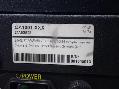 Used 2015 STANLEY QA10001XXX/21A108722 Industrial Controls Ohio US | HGR 24 #797528