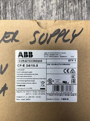 ABB CP-E 24/10.0 1SVR427035R0000 Switching Mode Power Supplies | ESS Industrial Equipment Sales (3)