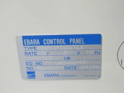 Used EBARA 40X20 200701 Vacuum Pumps Texas US | Aucto #1307043