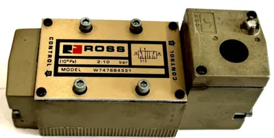 USED ROSS W7476B4331 SOLENOID VALVE 110/120 50/60